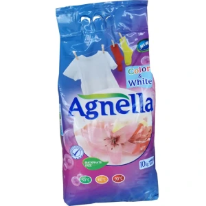 AGNELLA прах за цветно и бяло пране, 125 пранета, 10кг