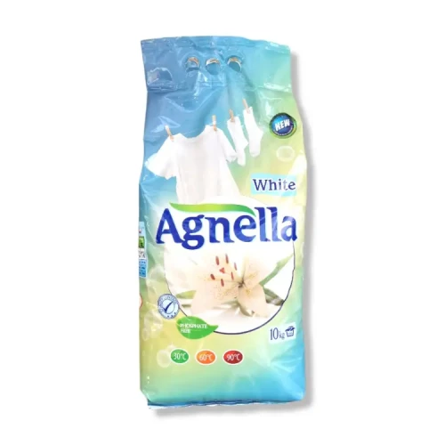 AGNELLA прах за бяло пране, 125 пранета, 10кг AGNELLA прах за бяло пране, 125 пранета, 10кг