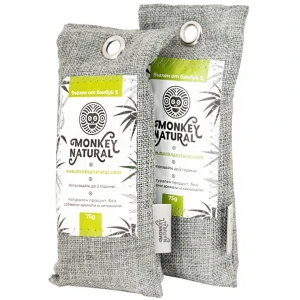 Неутрализатор за миризми въглен от бамбук S Monkey Natural Неутрализатор за миризми въглен от бамбук S Monkey Natural