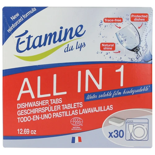 Таблетки за съдомиялна машина "Всичко в едно"  Etamine 30 бр.