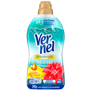 Омекотител Vernel Aromatherapy Maldivas, 1.260 л, 70 пранета Омекотител Vernel Aromatherapy Maldivas, 1.260 л, 70 пранета