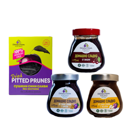 Набор от домашни сладка и сушени вишни Набор от домашни сладка и сушени вишни