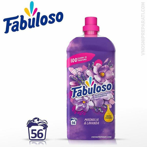 Fabuloso profumoso Magnolia e Lavanda омекотител 56 пр Fabuloso profumoso Magnolia e Lavanda омекотител 56 пр