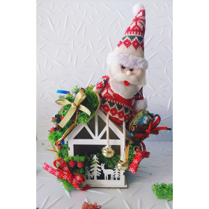 Коледна къщичка с 15 късмета с еленски мъх