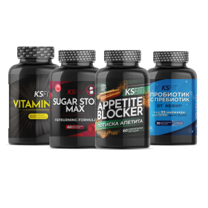 KSFIT добавки за отслабване при менопауза + Чай DETOX Подарък