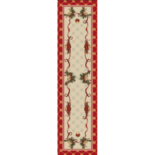 Коледен тишлайфер - Коледна декорация със златен кант Коледен тишлайфер - Коледна декорация със златен кант