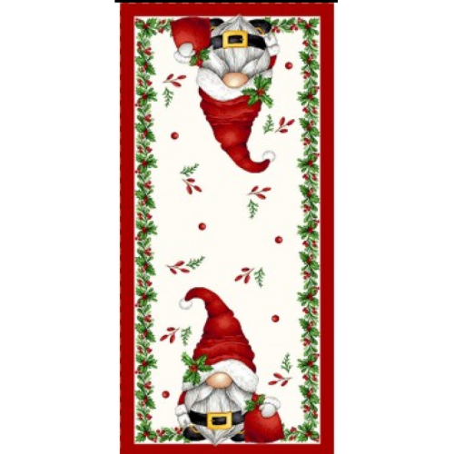 Коледен тишлайфер с коледни елфи с червен кант Коледен тишлайфер с коледни елфи с червен кант