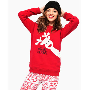 Дамски коледен суичър