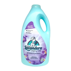 LAVANDERA течен перилен препарат, 4.95л, 110 пранета, Универсален, Esencia Primaveral LAVANDERA течен перилен препарат, 4.95л, 110 пранета, Универсален, Esencia Primaveral