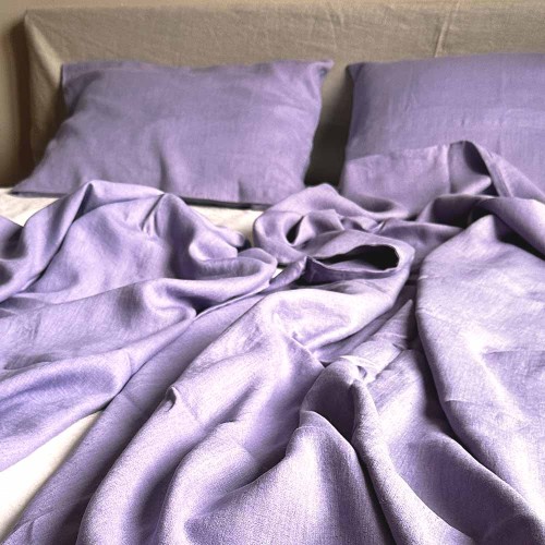 Ленена калъфка за възглавница 100% естествен омекотен лен ЛАВАНДУЛА Ленена калъфка за възглавница 100% естествен омекотен лен ЛАВАНДУЛА