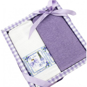 Сет кухненски комплект - хавлия + памучна кърпа - памук Сет кухненски комплект - хавлия + памучна кърпа - памук