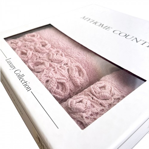 Сет от две кърпи  от мека хавлиена материя TOWEL