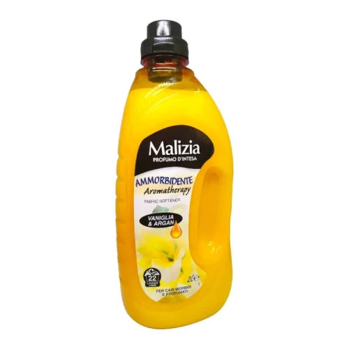 MALIZIA омекотител за пране, 22 пранета, 2 литра, Vaniglia & Argan MALIZIA омекотител за пране, 22 пранета, 2 литра, Vaniglia & Argan