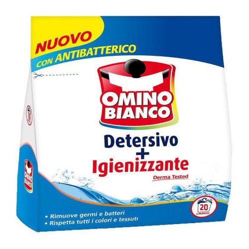 Прах за пране Omino Bianco хигиенизиращ 20 пр Прах за пране Omino Bianco хигиенизиращ 20 пр