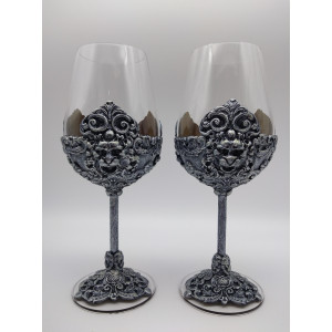 Сет от 2 бр. чаши за вино Колекция Сила, мъжество, великодушие.