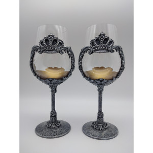 Сет от 2 бр. чаши за вино Колекция  Кралска корона Сет от 2 бр. чаши за вино Колекция  Кралска корона