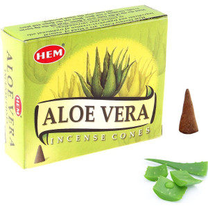 Ароматни Конуси – Алое Вера (Aloe Vera) HEM 10бр. Ароматни Конуси – Алое Вера (Aloe Vera) HEM 10бр.