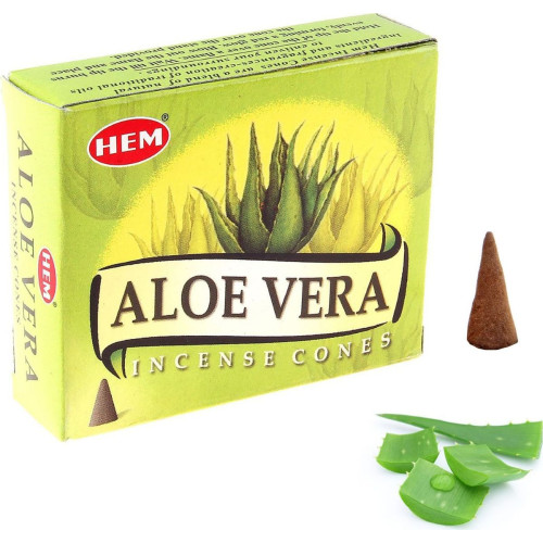 Ароматни Конуси – Алое Вера (Aloe Vera) HEM 10бр.