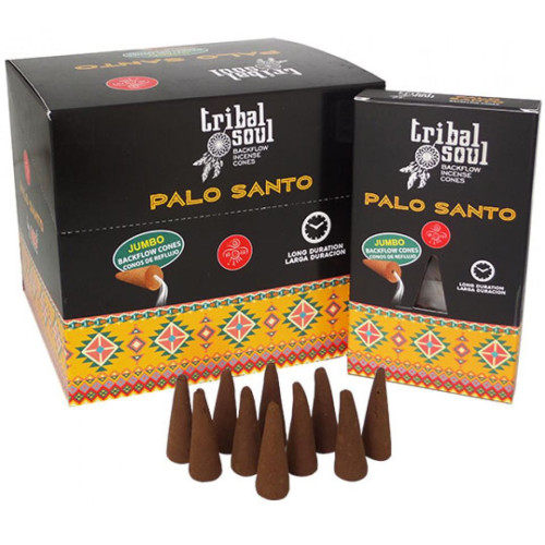 Индийски ароматни конуси с течен дим Пало санто Tribal Soul