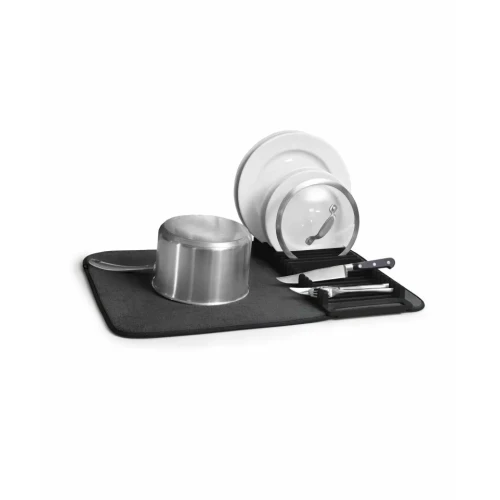 UMBRA UDRY Сгъваем сушилник за съдове, черен