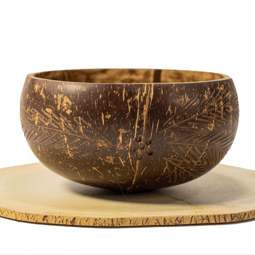 Ръчно изработена кокосова купа LOTUS Ръчно изработена кокосова купа LOTUS