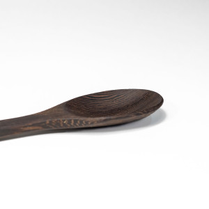 Ръчно изработена кокосова лъжичка тъмна