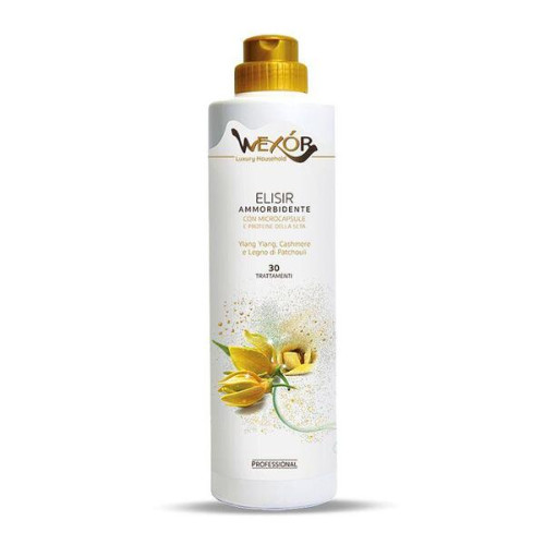 WEXOR ELISIR Ylang омекотител с аромат на Иланг Иланг, кашмир и Патчули 750мл / 30 пранета WEXOR ELISIR Ylang омекотител с аромат на Иланг Иланг, кашмир и Патчули 750мл / 30 пранета