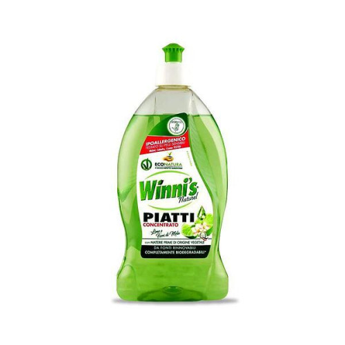 Препарат за съдове Winni's Naturel Lime e Fiori di Mela 500 мл Препарат за съдове Winni's Naturel Lime e Fiori di Mela 500 мл