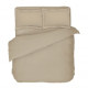 Едноцветно спално бельо памучен сатен 4 части Едноцветно спално бельо памучен сатен 4 части