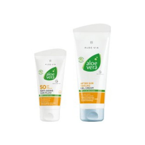 Aloe Vera Anti-aging Слънцезащитен комплект SPF 50 Aloe Vera Anti-aging Слънцезащитен комплект SPF 50
