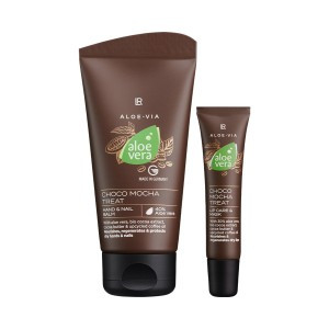 Aloe Vera CHOCO MOCHA TREAT Комплект за грижа за устните и ръцете
