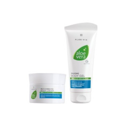 Aloe Vera Комплект за грижа за стегната кожа + подарък ръкавица за баня