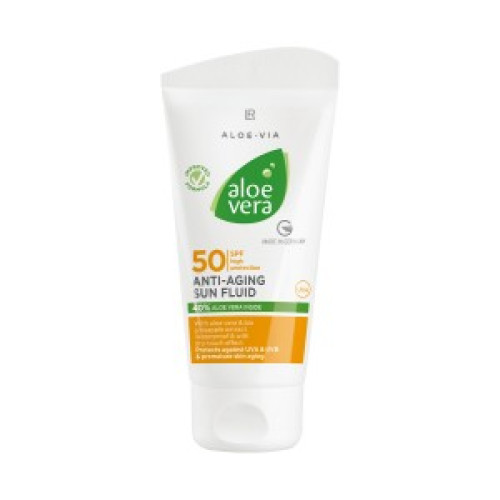 Aloe Vera Слънцезащитен anti-aging флуид с фактор 50