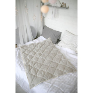 Бебешка олекотена завивка от лен Бебешка олекотена завивка от лен