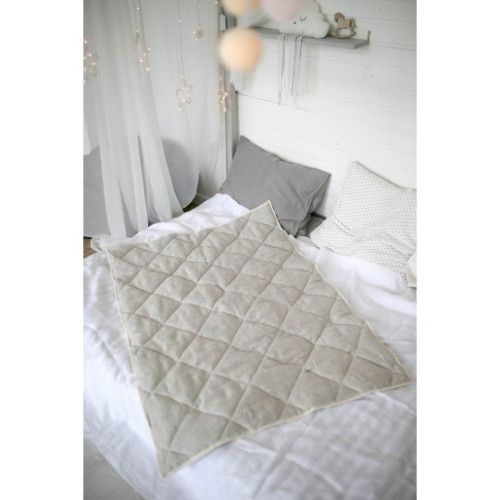 Бебешка олекотена завивка от лен