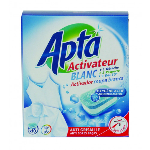 АПТА таблетки за премахване на петна от бели дрехи х 10 бр.