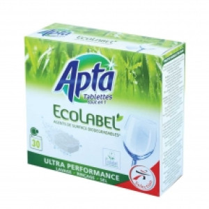 АПТА ЕКО таблетки 3 в 1 за съдомиялна машина х 30 бр.
