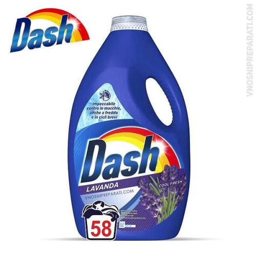 Препарат за пране DASH Lavanda 58 пр