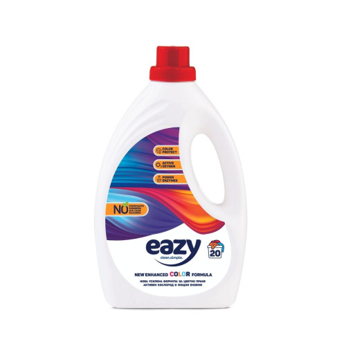 Течен перилен препарат Eazy Color– за цветно пране 2.2л Течен перилен препарат Eazy Color– за цветно пране 2.2л