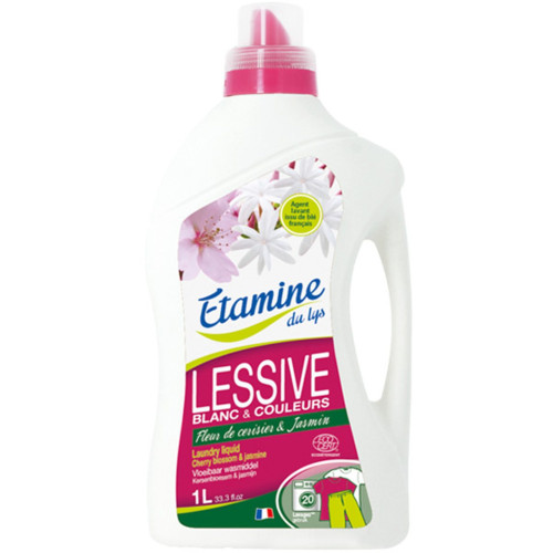 Течен препарат за пране Etamine черешов цвят и жасмин 1л Течен препарат за пране Etamine черешов цвят и жасмин 1л