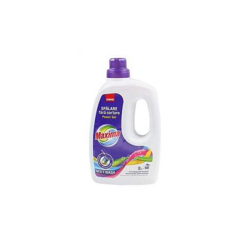 Течен перилен препарат МАКСИМА, Mix & Wash, 3л., 60 пранета.