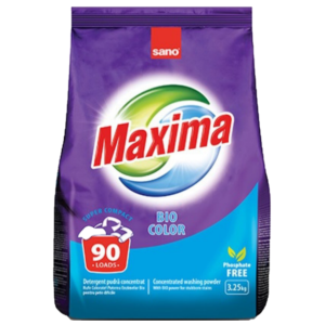 ПРАХ ЗА ПРАНЕ SANO MAXIMA BIO COLOR - 35ПРАНЕТА 1,250кг.