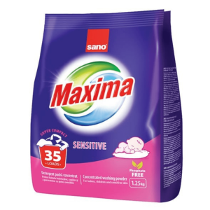 ПРАХ ЗА ПРАНЕ SANO MAXIMA SENSITIVE - 35ПРАНЕТА 1,250кг.