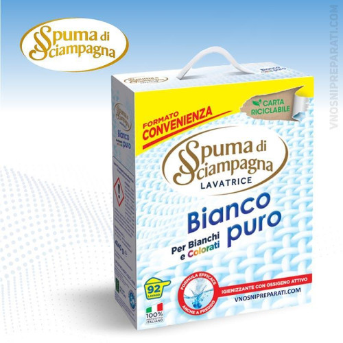 Spuma di Sciampagna Bianco puro прах за пране 92 пр Spuma di Sciampagna Bianco puro прах за пране 92 пр
