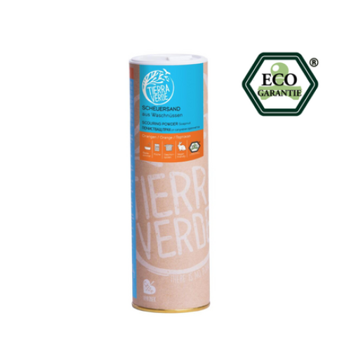 ЕКО Почистващ прах от сапунени орехчета с масло от портокал - 500г