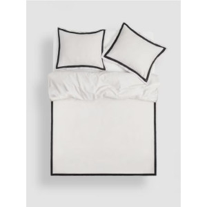 Комплект спално бельо от сатен, с кант Комплект спално бельо от сатен, с кант