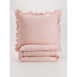 Комплект памучно спално бельо с вълнообразни кантове Комплект памучно спално бельо с вълнообразни кантове